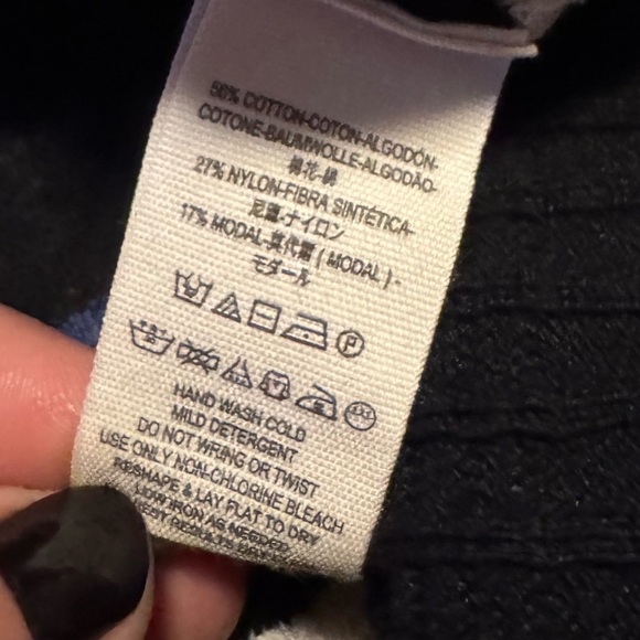 Free People dress knit Multicolor Striped Dress small Gidget puff long sleeve - Picture 3 of 3